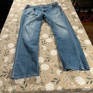 Carhartt Jeans Men’s 38x32 Blue Relaxed Fit Straight Leg Denim Distressed Y2K